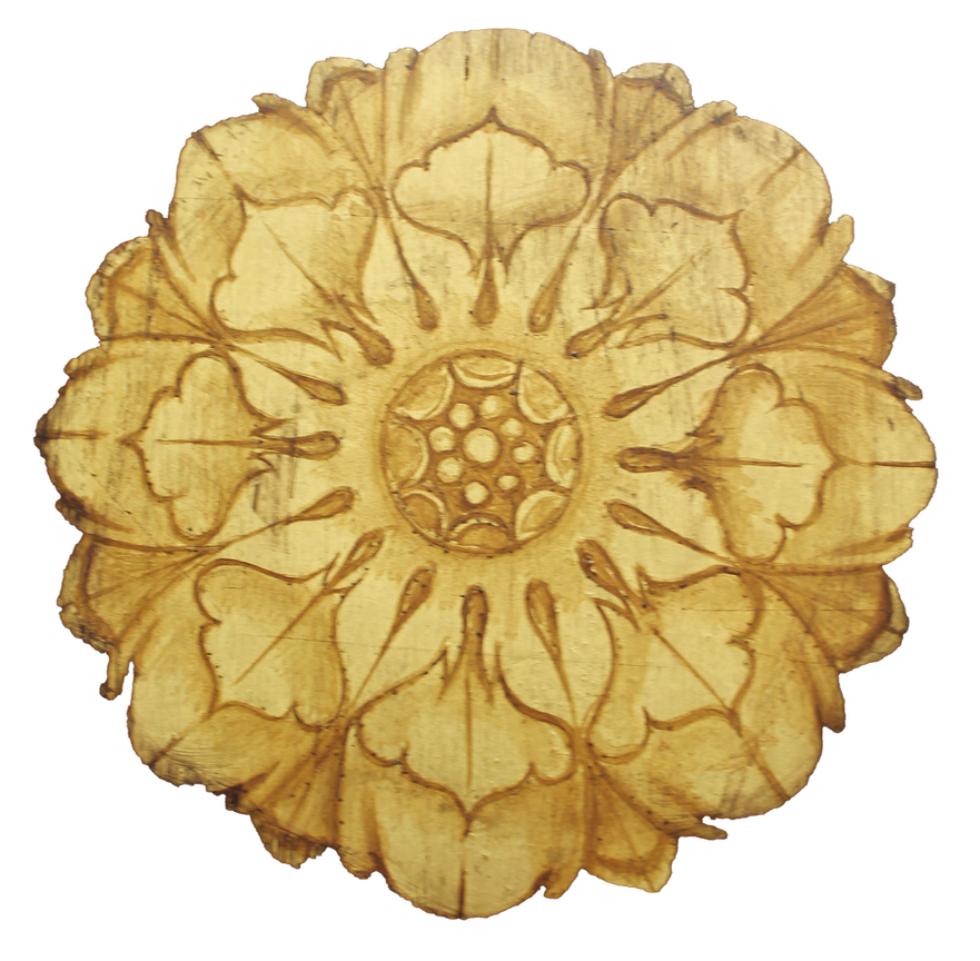 Meer weten Luxe in detail De houten geschilderde bloemen en gouden ornamenten in het Koninklijk Paleis geven de ruimtes een rijke en feestelijke uitstraling. De decoraties zijn met veel vakmanschap gemaakt en benadrukken de luxe en grandeur van het paleis uit de 17e eeuw.